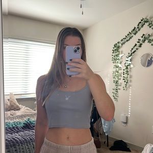 Cropped Playboy TankTop from Pacsun